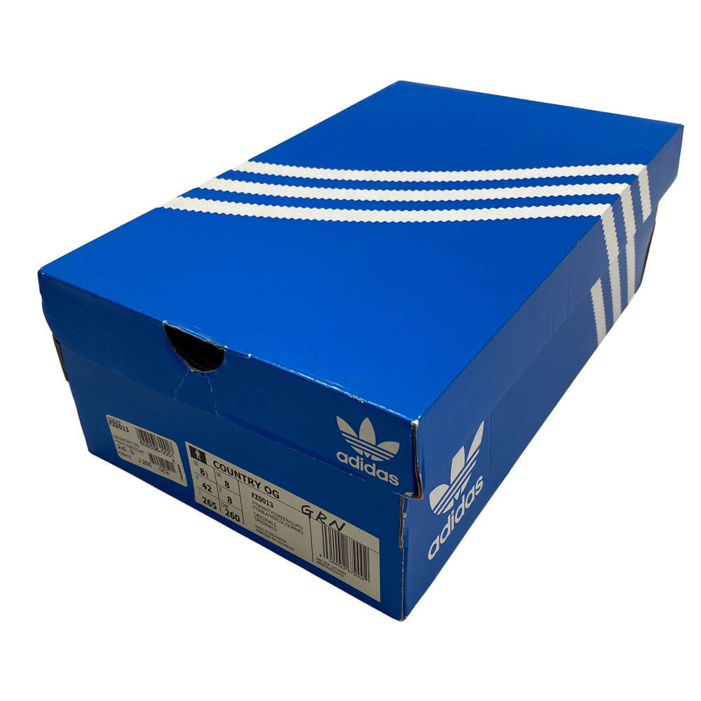 adidas アディダス FZ0013 COUNTRY OG カントリー スニーカー ホワイト×グリーン ホワイト系 グリーン系 26.5cm【中古】
