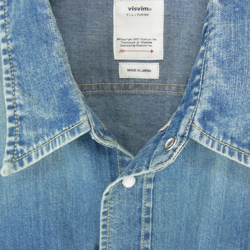 VISVIM ビズビム 0119105007002 Handyman Shirt ハンディマン 長袖