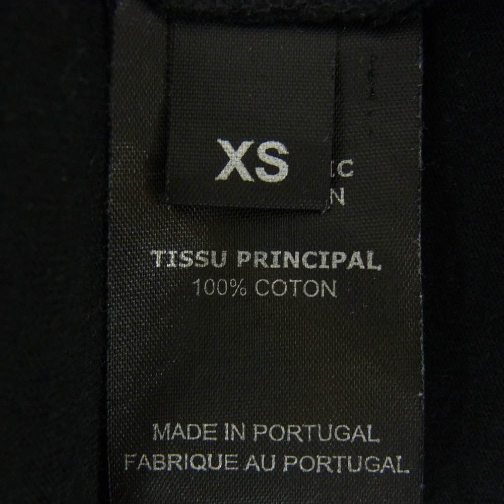 VETEMENTS ヴェトモン 17AW WAH18TR1 VOLUNTEER TEE ボランティア オーバーサイズ 半袖Tシャツ ブラック系 XS【中古】