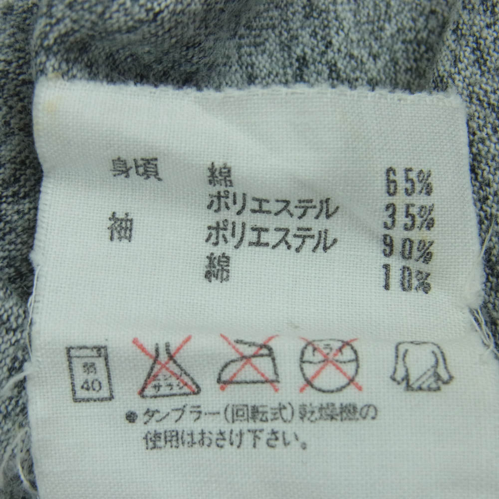 adidas アディダス ADS-6312 90s ヴィンテージ デサント メッシュ 切替し フットボート 半袖 Tシャツ グレー系 ブラック系 L【中古】
