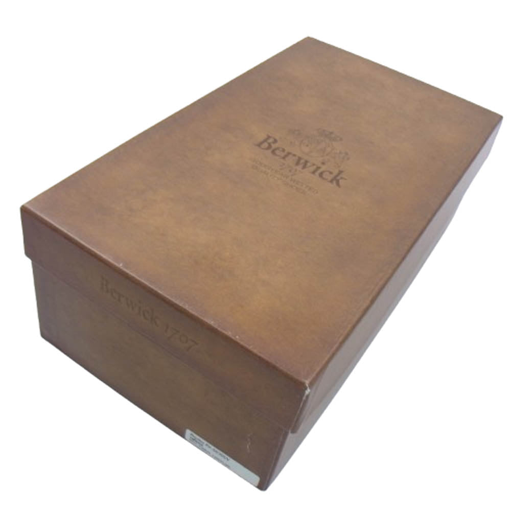Berwick バーウィック 8491 タッセル ローファー スエード レザー ローカット シューズ ブラウン系 6.5【中古】