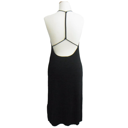 BOTTEGAVENETA ボッテガヴェネタ 20SS 616993 VKI60 バックレス ホルターネック ドレス ワンピース ブラック系 36【美品】【中古】