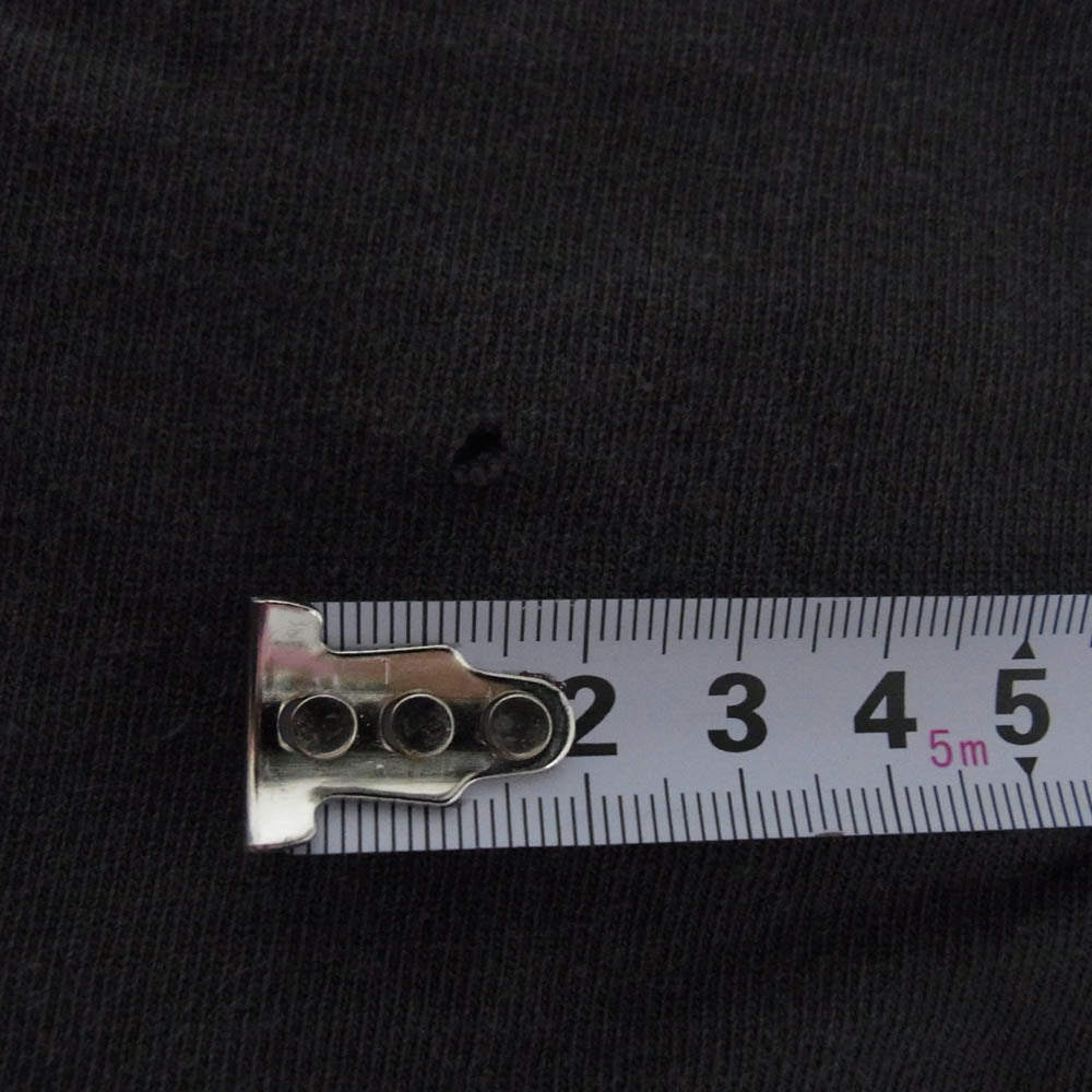 SAINT MICHAEL セントマイケル 25SS SM-HR8-0000-C02 × FEAR OF GOD フィアオブゴッド セントオブゴッド FG LS TEE プリント ロングスリーブ カットソー 長袖 Tシャツ ロンT ダークグレー系 OS【美品】【中古】