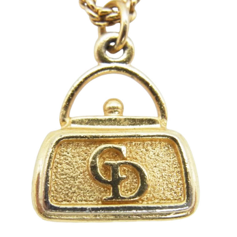 クリスチャンディオール ネックレス ヴィンテージ ハンドバッグモチーフ 中古 クリスチャンディオール ネックレス ヴィンテージ ハンドバッグ