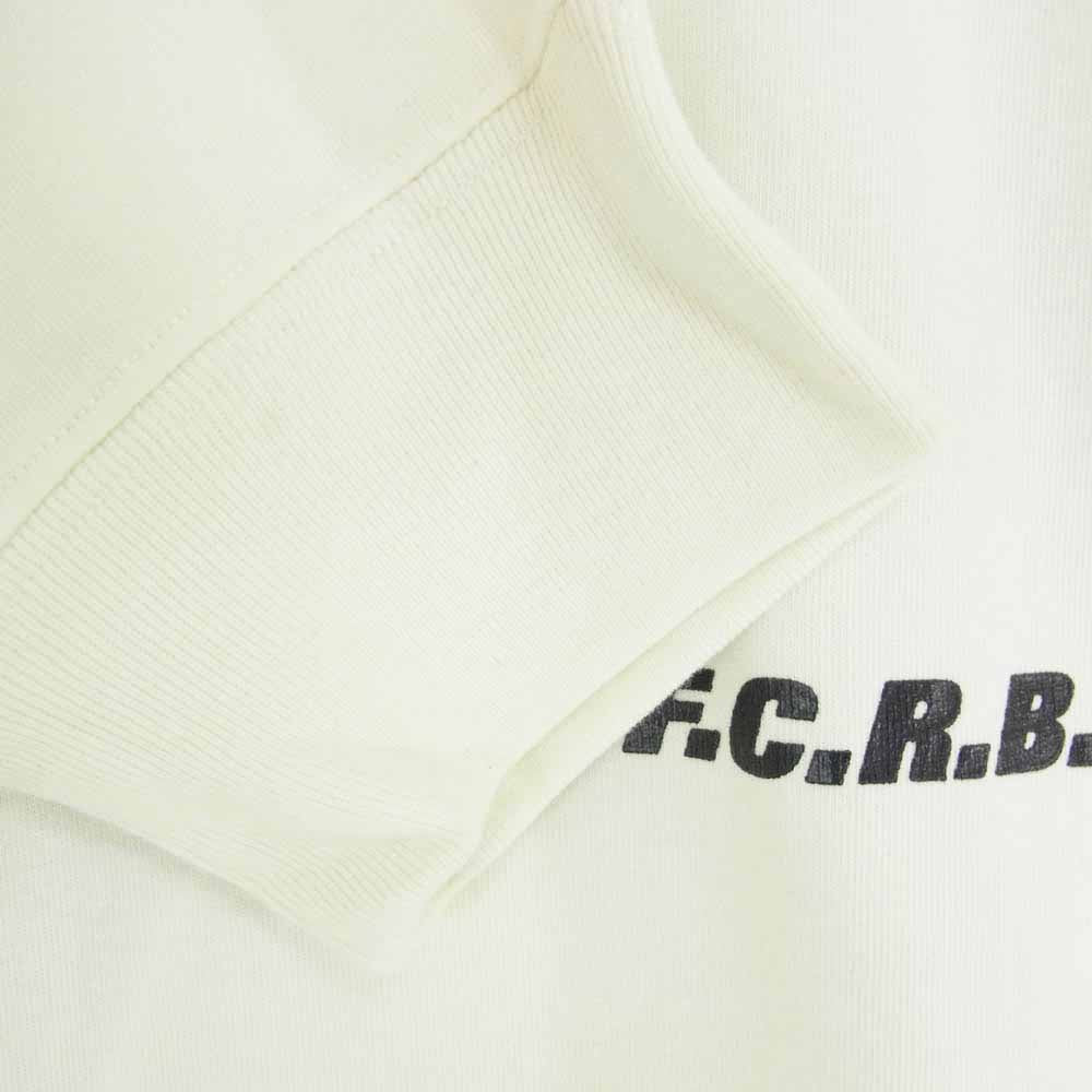 F.C.R.B. エフシーアールビー 24SS FCRB-240083 BIG LOGO L/S BAGGY TEE ビッグロゴ プリント バギー 背ロゴ 長袖 Tシャツ オフホワイト系 L【中古】