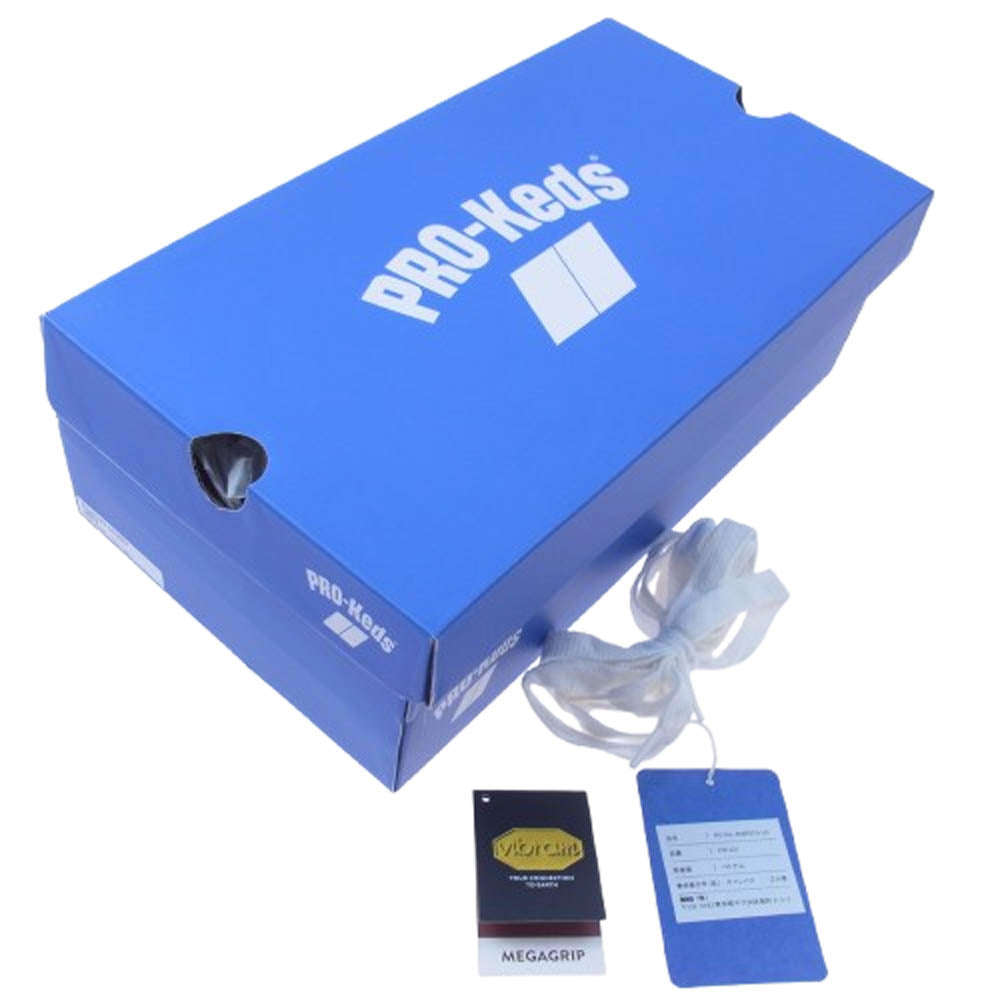 PRO-Keds プロケッズ PN1321 ROYAL AMERICA LO ロイヤルアメリカ ロー ローカット スニーカー グリーン系 オフホワイト系 27.5cm【極上美品】【中古】