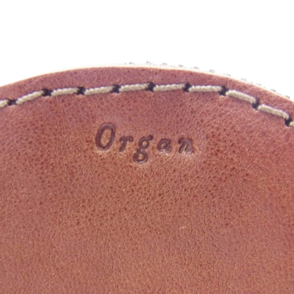 ORGAN オルガン ラウンドファスナー コインケース 小銭入れ ブラウン系【中古】