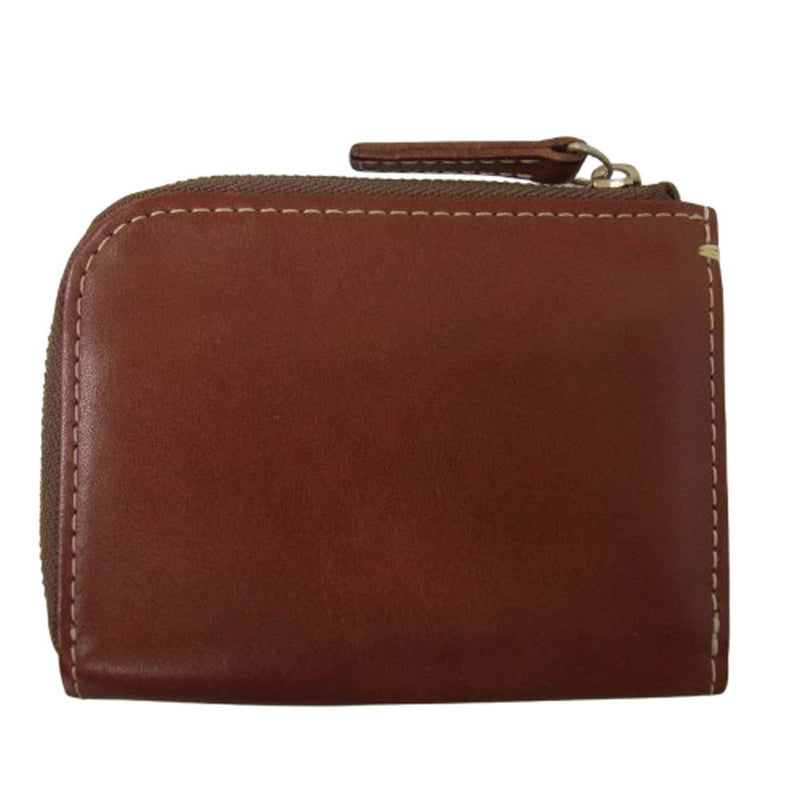 土屋鞄 ディアリオ ハンディLファスナー ブラウン Lファスナー