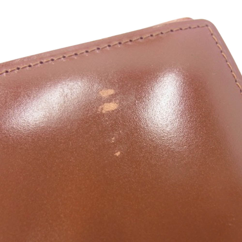 GANZO ガンゾ シンブライドルレザー ロングウォレット 長財布 ブラウン系【中古】