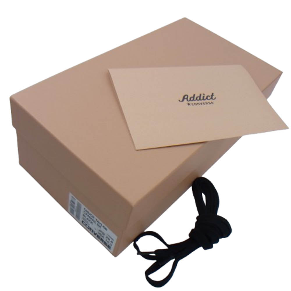 CONVERSE コンバース 1AD989 ADDICT CHUCK Taylor CANVAS アディクト ローカット スニーカー ブラック系 オフホワイト系 29cm【美品】【中古】