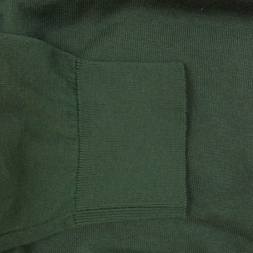 JOHN SMEDLEY ジョンスメドレー hatfield palm HATFIELD シーアイランドコットン 30ゲージ STANDARD FIT クルーネック 長袖ニット グリーン系 M【美品】【中古】