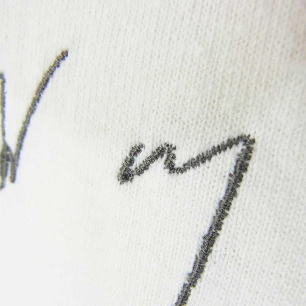 ANCELLM アンセルム EMBROIDERY DYED LS T-SHIRT 刺繍 長袖 Tシャツ カットソー ホワイト系 表記なし【中古】