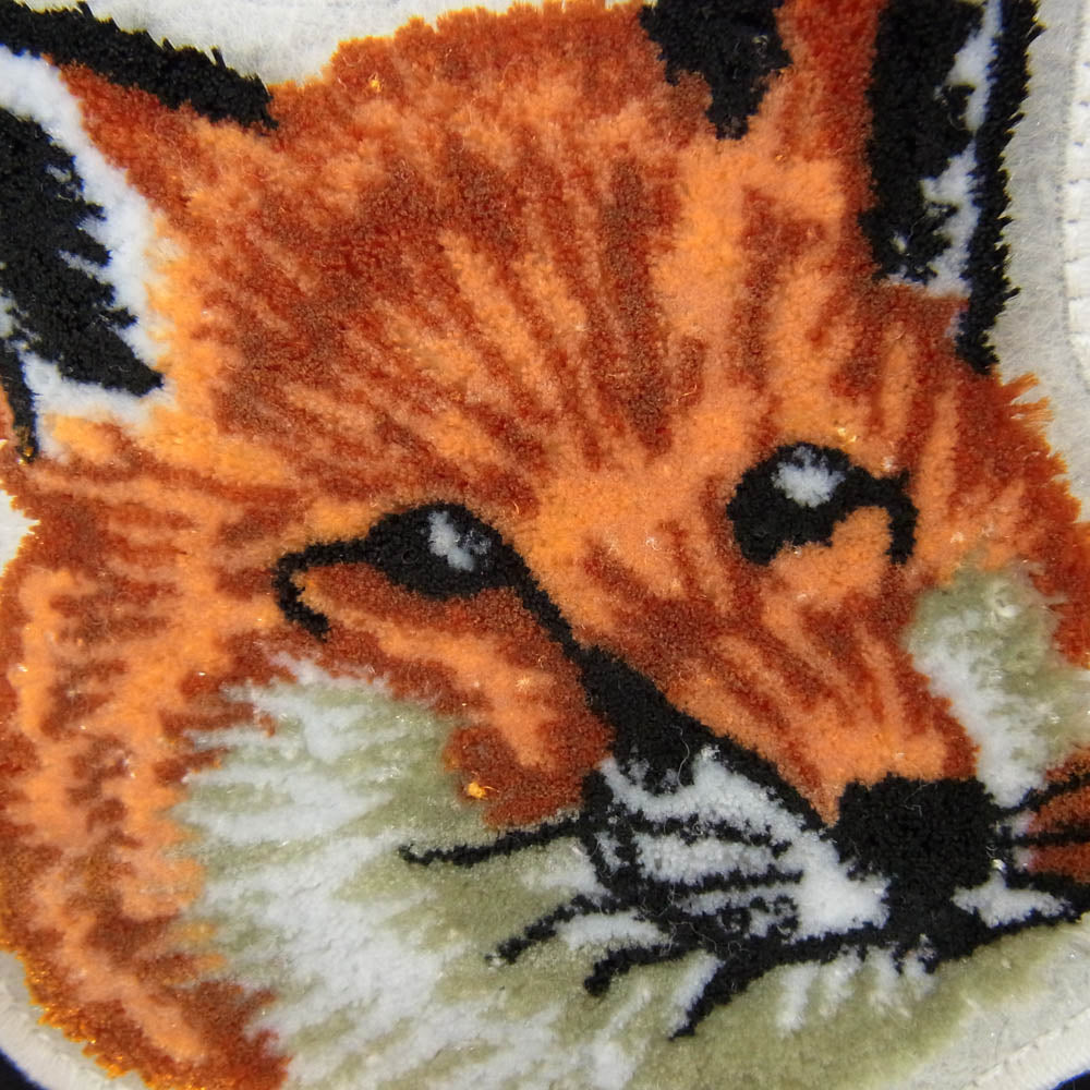 MAISON KITSUNE メゾンキツネ FU00170KJ0008 Fox Head フォックスヘッド ビッグパッチ クルーネック 半袖 Tシャツ ブラック系 L【中古】