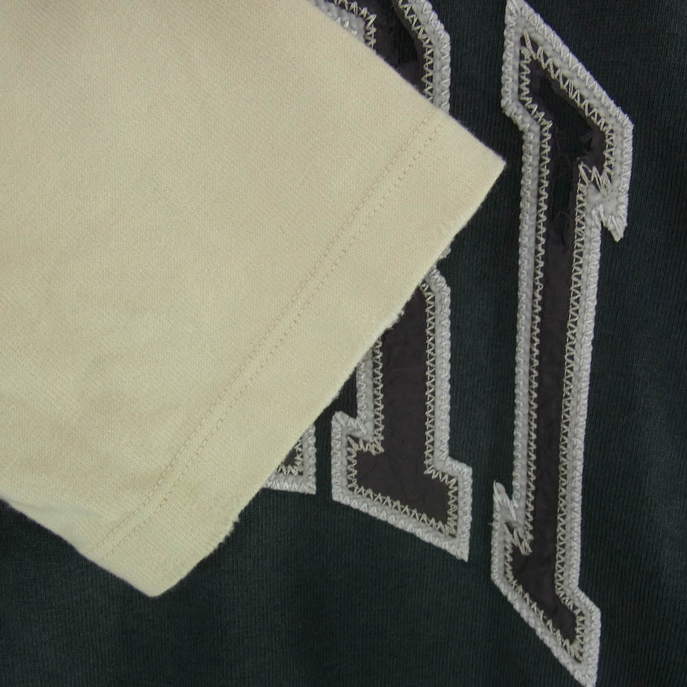 AMIRI アミリ AMJYTE1053 Vintage Long Sleeve Tee ヴィンテージ加工 レイヤード ロングスリーブ 長袖 Tシャツ スウェット ブラック系 M【中古】