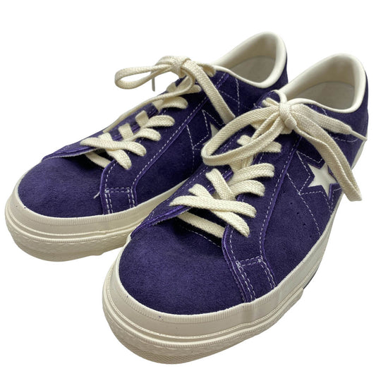 CONVERSE コンバース CLASSIC VULCANIZE ONE STAR J SUEDE PURPLE ワンスター J スエード ローカット スニーカー パープル系 26cm【新古品】【未使用】【中古】