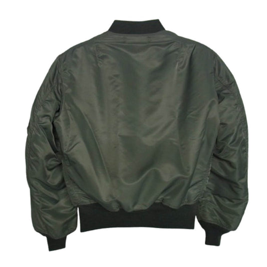 Buzz Rickson's バズリクソンズ BR14900 ALBERT TURNER アルバートターナー社 1955年モデル 復刻 MA-1 ミリタリー フライト ジャケット M グリーン系 M【中古】