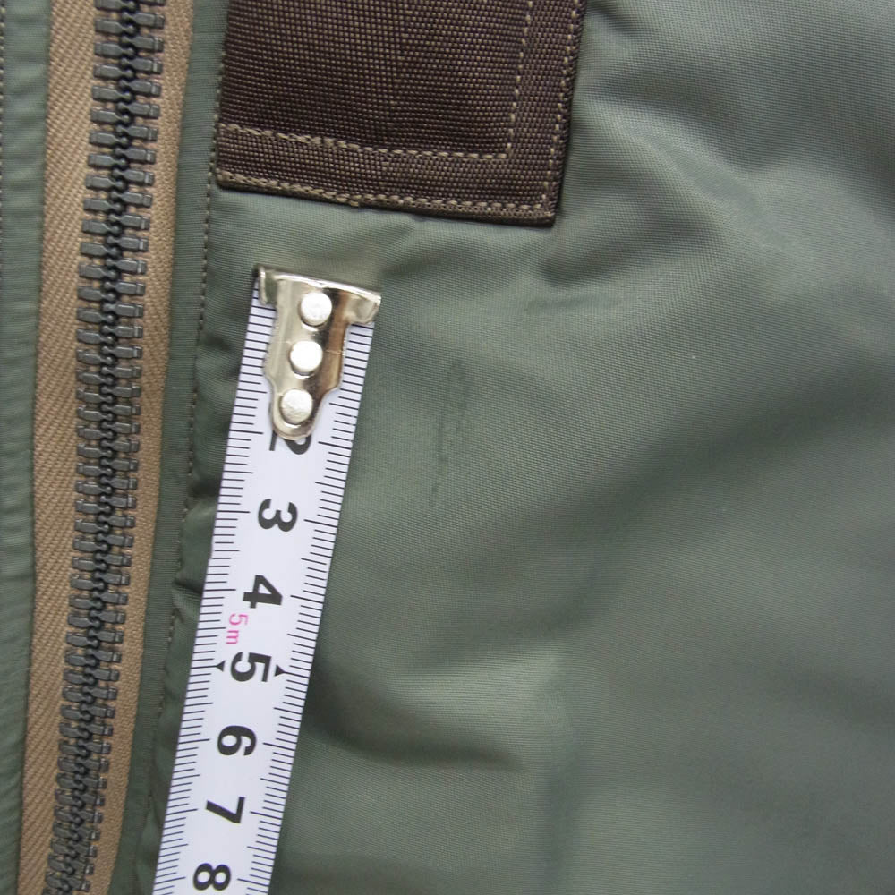 Buzz Rickson's バズリクソンズ BR14900 ALBERT TURNER アルバートターナー社 1955年モデル 復刻 MA-1 ミリタリー フライト ジャケット M グリーン系 M【中古】