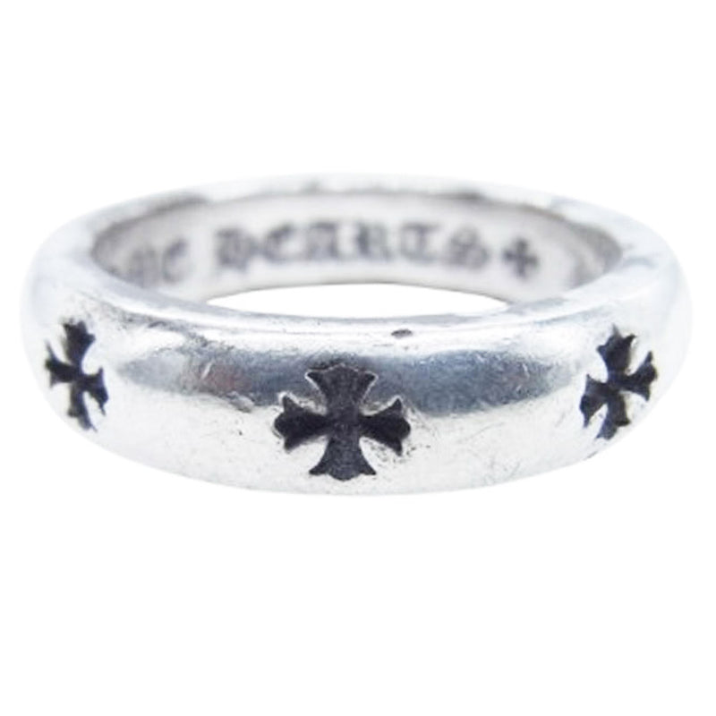 美品 クロムハーツ ネガティブ CHプラス リング 19号 クロムハーツ ネガティブCHプラスリング シルバー 19号 入手困難