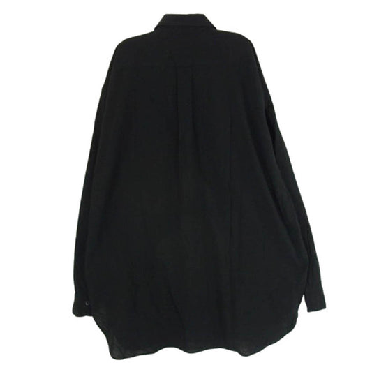 COMOLI コモリ 25SS B01-02013 オックス シャツ ブラック系 2【中古】