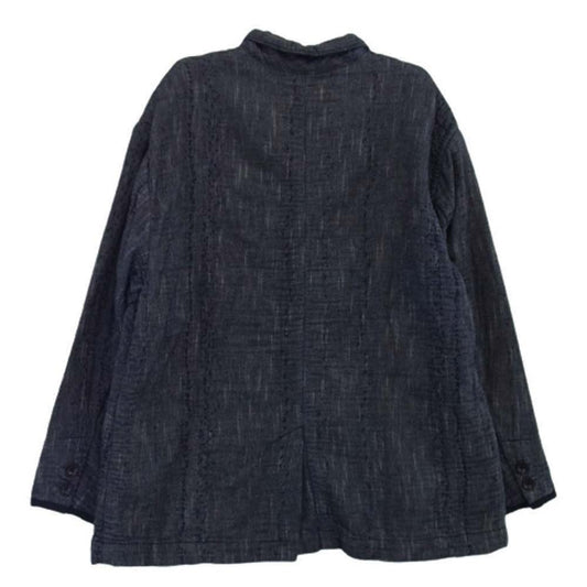 PORTER CLASSIC ポータークラシック NEW SASHIKO TAILORED JACKET ニュー 刺し子 テーラードジャケット グレー系 S【中古】