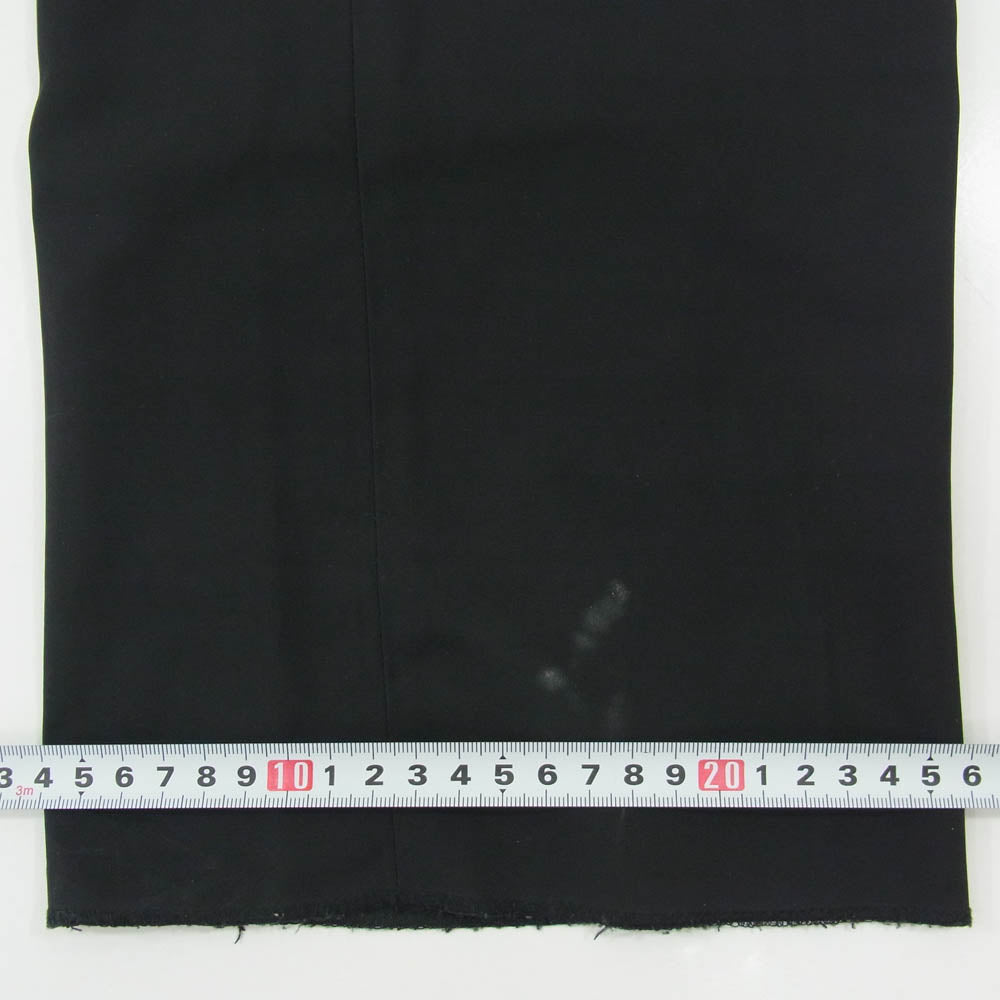 RAF SIMONS ラフシモンズ 21SS 伊勢丹タグ ルーマニア製 スリム フレア スラックス パンツ ブラック系 44【中古】