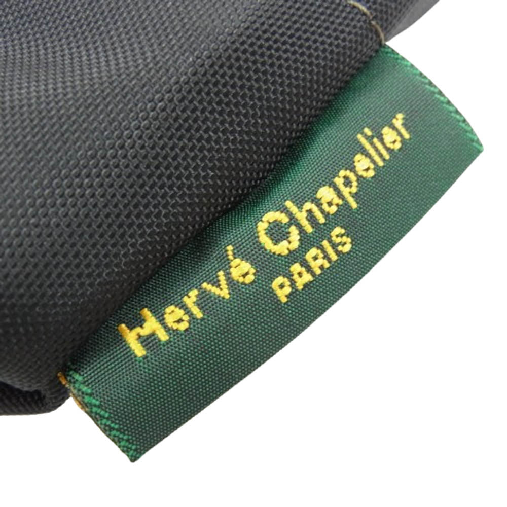Herve Chapelier エルベ・シャプリエ 901N ナイロン舟型トートS バッグ ブラック系【新古品】【未使用】【中古】