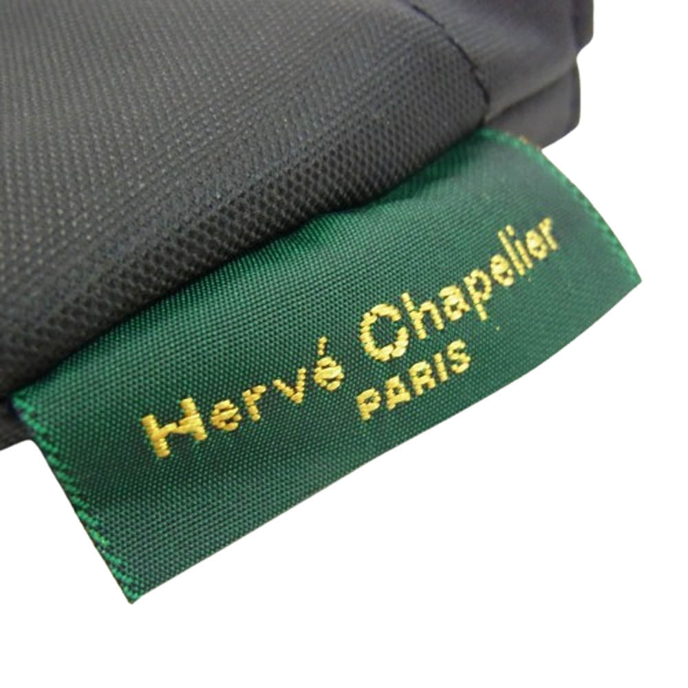 Herve Chapelier エルベ・シャプリエ 901N ナイロン舟型トートS バッグ ブラック系【新古品】【未使用】【中古】
