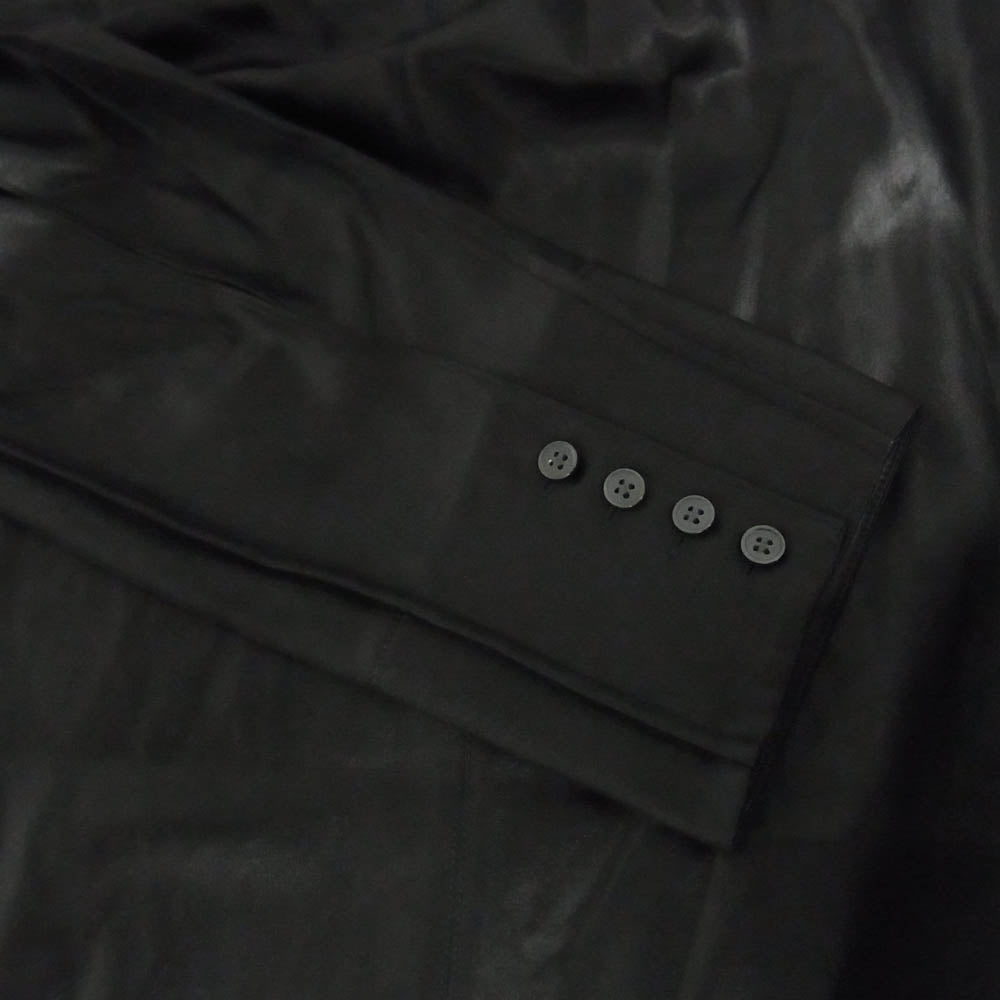 ACNE STUDIOS アクネストゥディオズ FN-WN-DRES000398 アセテート マキシ ロング ワンピース ブラック系 36【新古品】【未使用】【中古】