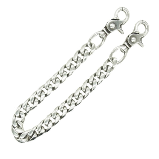 CHROME HEARTS クロムハーツ(原本有) CLASSIC SHORT-T 2クリップ ショート クラシック ウォレットチェーン シルバー系【中古】