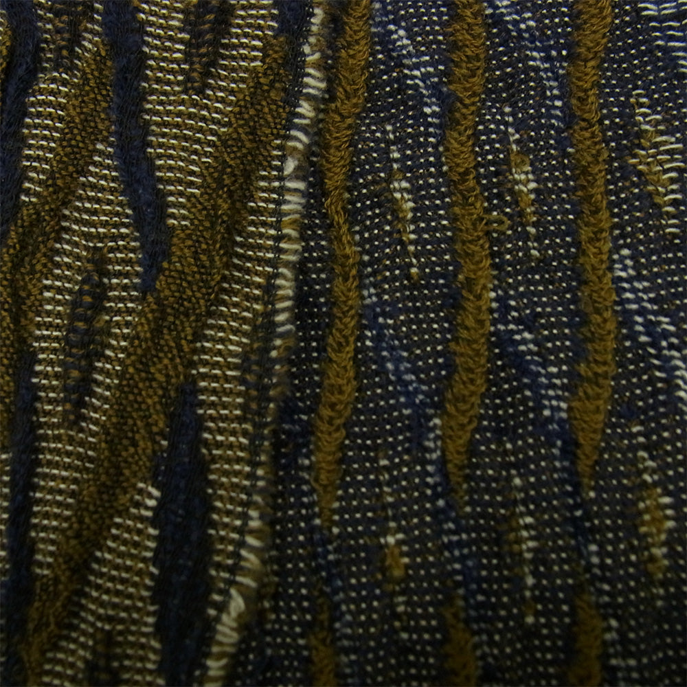 GIORGIO ARMANI ジョルジオアルマーニ ウール フリンジ マフラー マルチカラー系【中古】