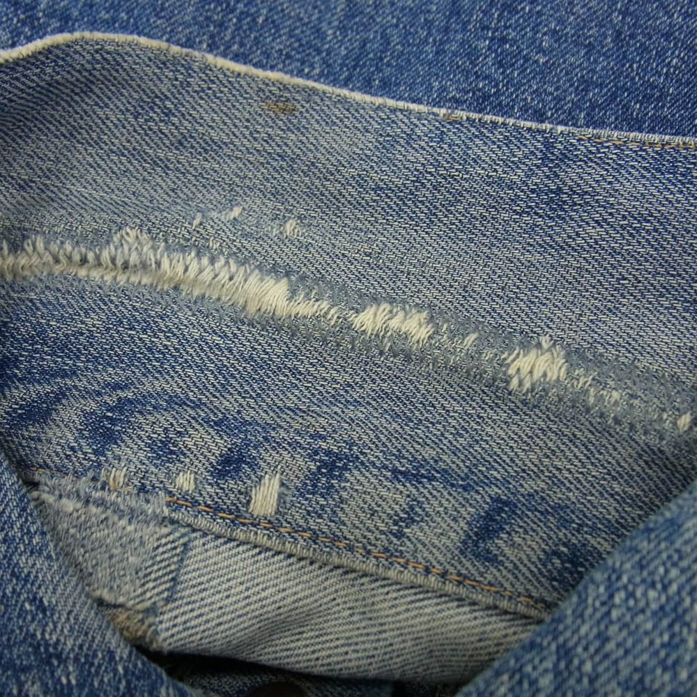 Levi's リーバイス ヴィンテージ オリジナル 50s 507XX BIGE ボタン裏刻印17 デニム ジャケット インディゴブルー系【中古】