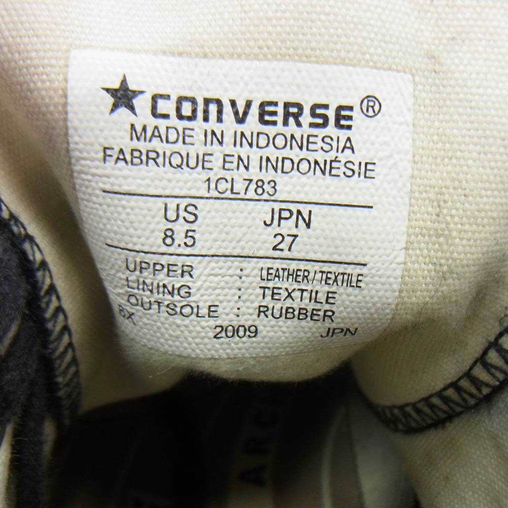 CONVERSE コンバース × N.HOOLYWOOD エヌハリウッド Addict アディクト CHUCK TAYLOR NH HI チャック テイラー ハイカット スニーカー ブラック系 27cm【中古】
