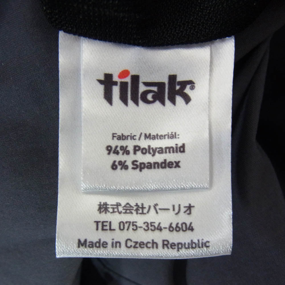 TILAK ティラック TLK105 POUTNIK Knight Shirts S/S ポートニック ストレッチシェル ナイト 半袖 シャツ ダークグレー系 S【中古】