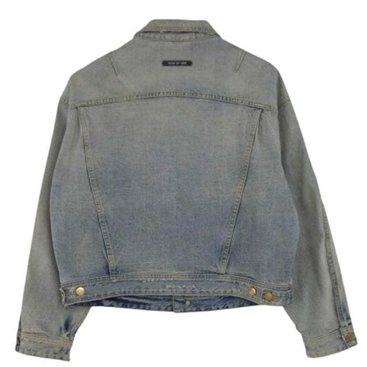 FEAR OF GOD フィアオブゴッド 6S19-6018 6th Sixth Collection Denim Trucker Jacket シックスコレクション デニムトラッカージャケット インディゴブルー系 M【中古】