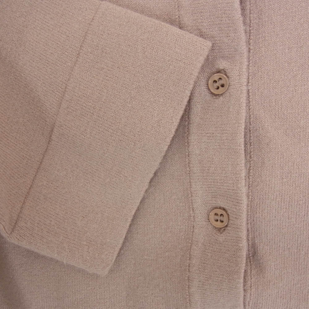 YOKO CHAN ヨーコチャン YCSN-317-036 シルク 長袖 カーディガン ピンク ピンク系【中古】