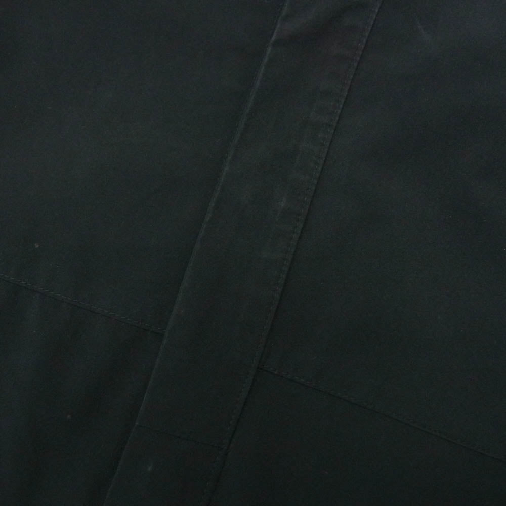 YOKO CHAN ヨーコチャン YCD-221-768 Side Ruffle Dress サイドフリル ロングシャツ ノースリーブ ワンピース ブラック系 36【中古】