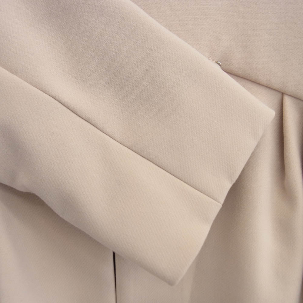 YOKO CHAN ヨーコチャン パール ペタル コート ジャケット ベージュ系 36【中古】