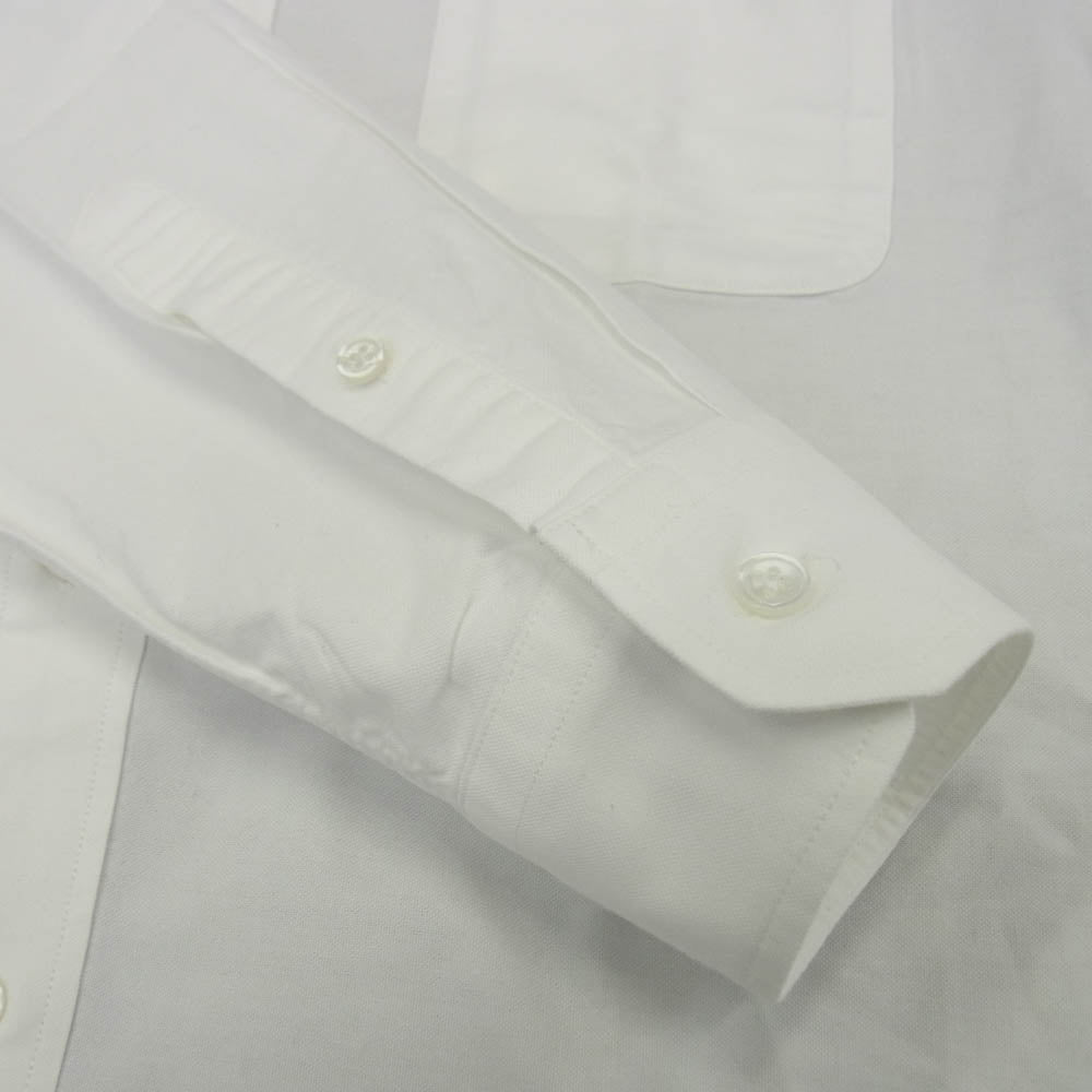 uniform experiment ユニフォームエクスペリメント 20AW UE-202032 BACK WINDOWPANE PANELED B.D SHIRT バック ウィンドウペーン パネル ボタンダウン シャツ ホワイト系【中古】