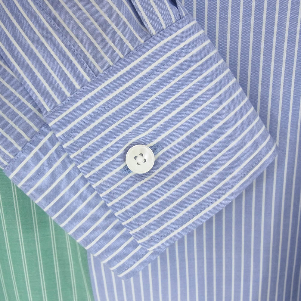 AURALEE オーラリー 25SS A25SS04WW SUPER FINE WOOL MULTI STRIPE SHIRT マルチ ストライプ ウール 長袖シャツ マルチカラー系 1【極上美品】【中古】