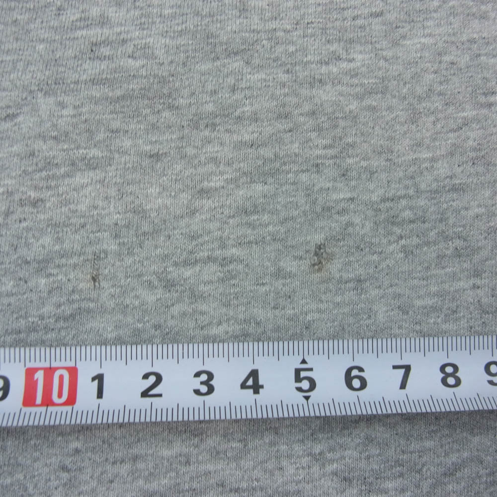 STUSSY ステューシー 90s 紺タグ USA製 old stussy INTERNATIONAL プリント Tシャツ グレー系 L【中古】