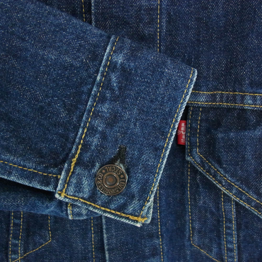 Levi's リーバイス 71557 3rdモデル 復刻 BIGE デニム ジャケット インディゴブルー系 40【中古】