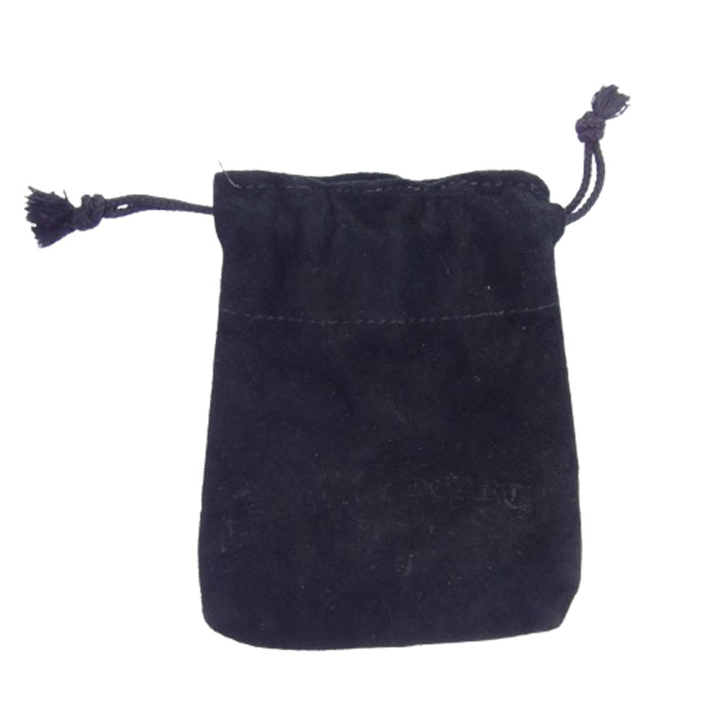CHROME HEARTS クロムハーツ(原本無) CH CROSS SML スモール CHクロス ボロチップ クリンプト レザーブレード ブラック系 シルバー系【中古】