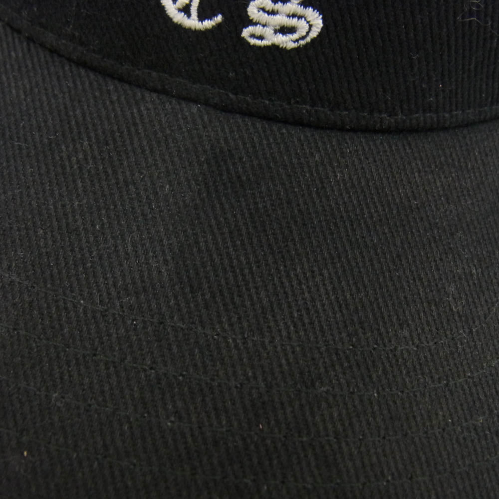 CHROME HEARTS クロムハーツ(原本無) 国内正規品 Vertical Logo Trucker Cap バーティカルロゴ刺繍 クロスボール トラッカーキャップ ブラック系【中古】