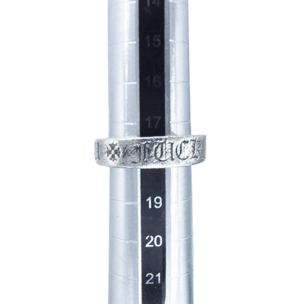 CHROME HEARTS クロムハーツ(原本無) FUCK YOU SPACER 6mm ファックユー スペーサー リング シルバー系 18号【中古】