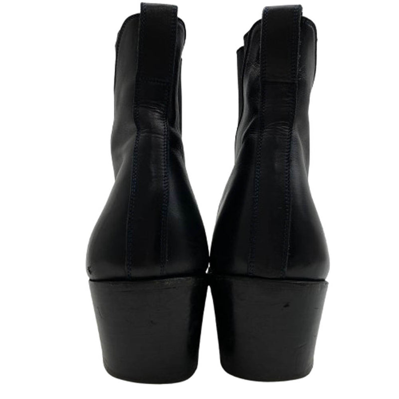 DIOR HOMME ディオールオム エディ期 サイドゴア レザー ヒール ブーツ