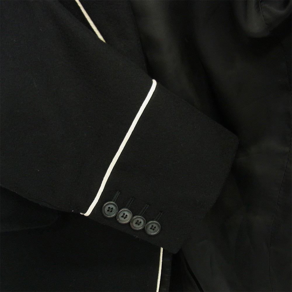 DIOR HOMME ディオールオム 06AW 6HH1024205 エディ期 パイピング ブレザー ジャケット ブラック系 50【中古】