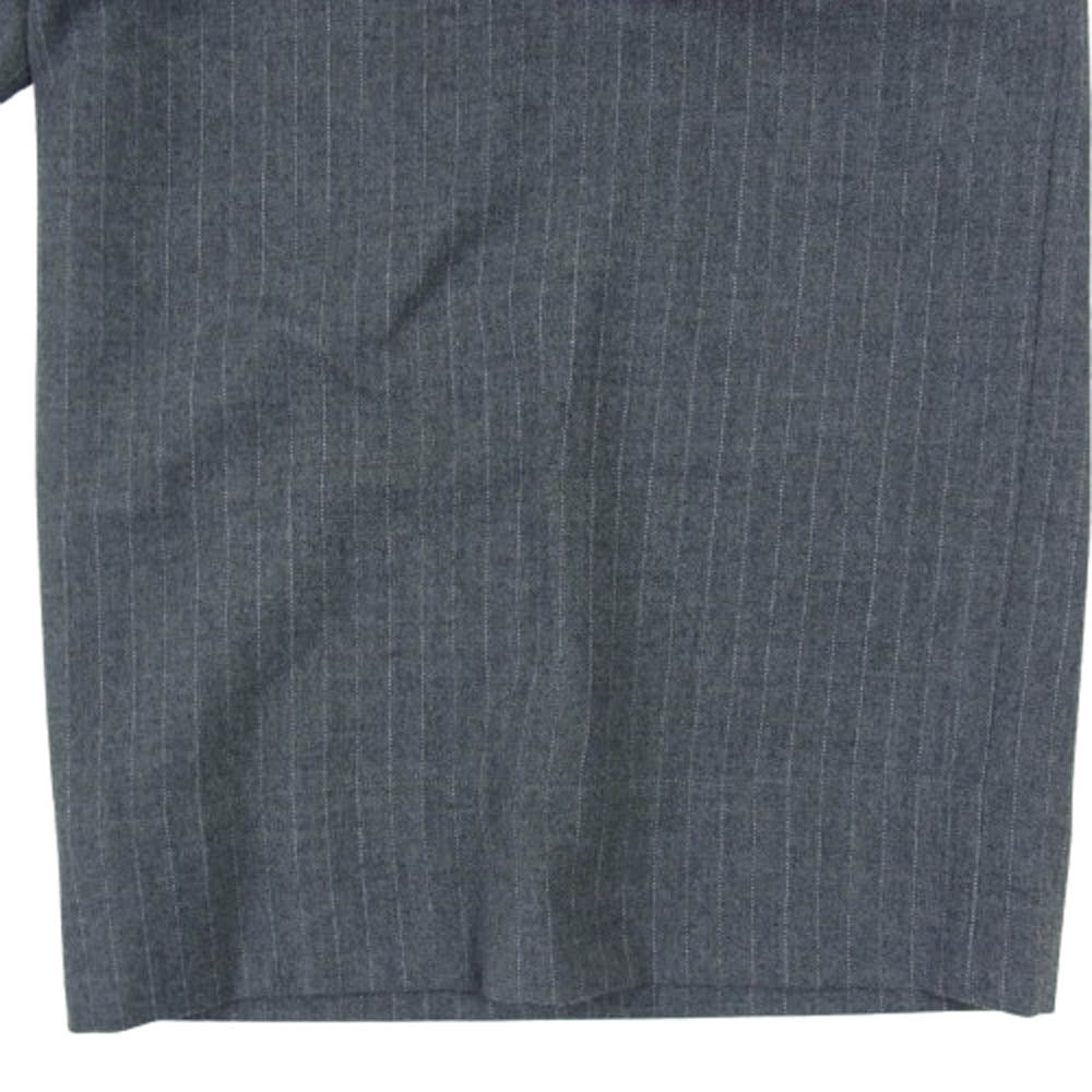 プランク プロジェクト 31232465203 Furano Stripe Wrapped Wide Pants ストライプ ワイド パンツ グレー系 36【中古】