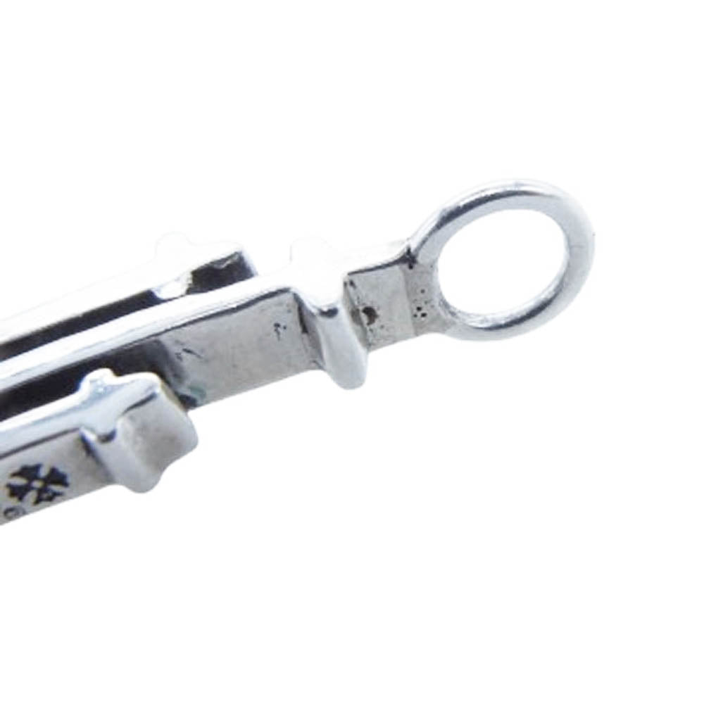 CHROME HEARTS クロムハーツ(原本無) RS3 CROSS CHARM クロス チャーム ネックレス ペンダントトップ シルバー系【中古】