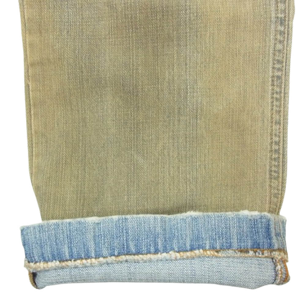 DOLCE&GABBANA ドルチェアンドガッバーナ ZDP72 820N マッドペイント加工 ボタンフライ デニムパンツ マルチカラー系 50【中古】