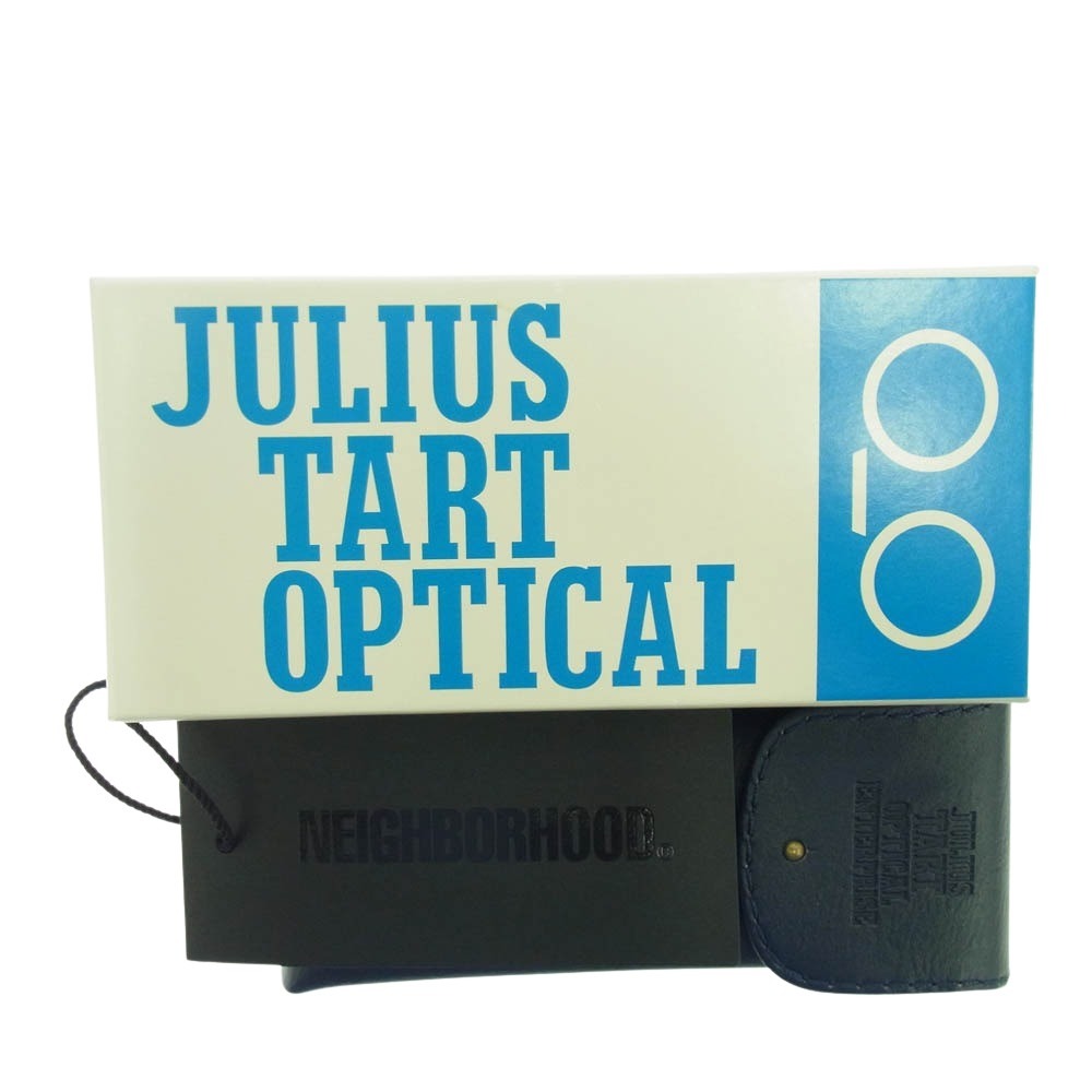 NEIGHBORHOOD ネイバーフッド 242LIJTN-EW01 NH. X JULIUS TART OPTICAL . AR ジュリアスタートオプティカル サングラス メガネ 眼鏡 ブラック系【中古】